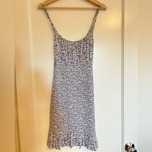 Abercrombie & Fitch Printed Smock Mini Dress